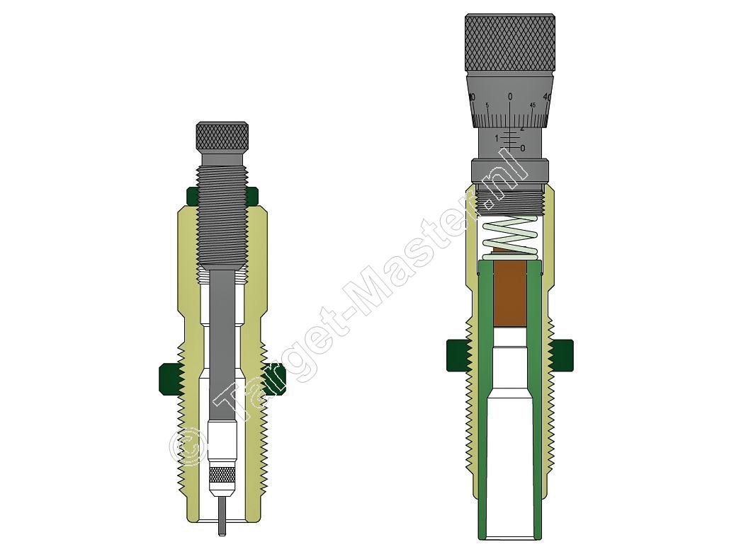 Redding Master Hunter Full Length Rifle 2-Die Set .22 Nosler